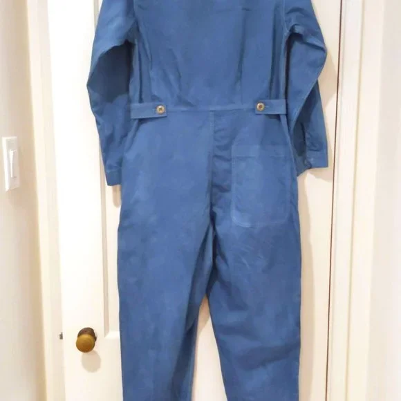 Alex Mill Standard Jumpsuit in Cotton Twill Flight Blue